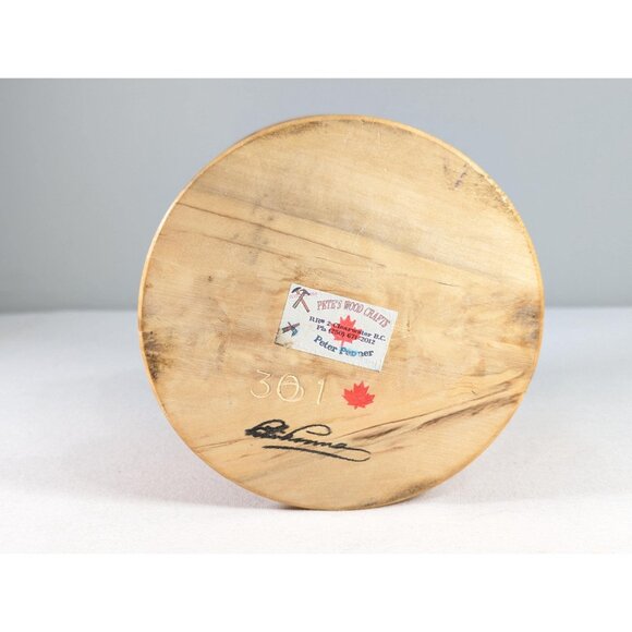 Vintage wooden candle holder centrepiece by Petes Wood Crafts, Handmade Peter - Picture 9 of 10